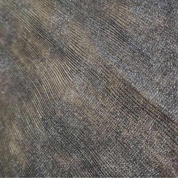 Giorgio Armani Le Collezioni Grey/Green Pants Size 38 Wide. Leather-ish Finish - Picture 4 of 8